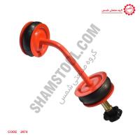 استاپر 45 درجه لوله فاضلاب سايز 125 ميليمتر